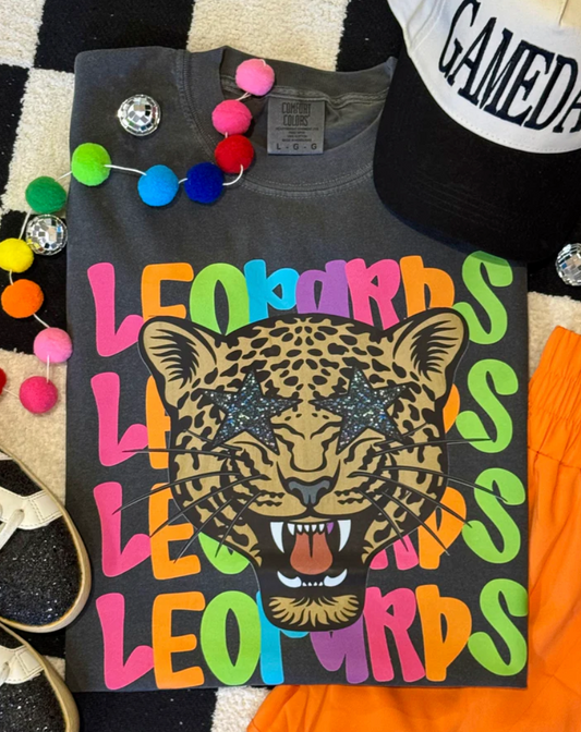 Leopards Bright Mascot Tee - Julie Liedtke rep