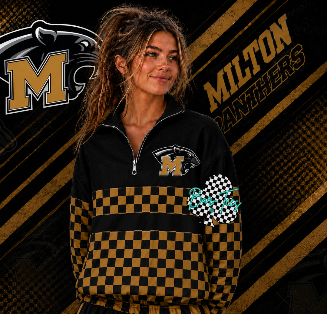 Milton Panthers Custom Scuba Pullover  (size up 1 in adult sizes)