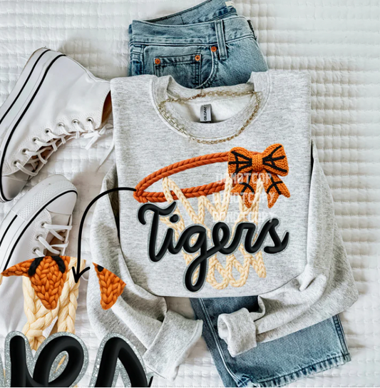 Basketball Faux Yarn Design