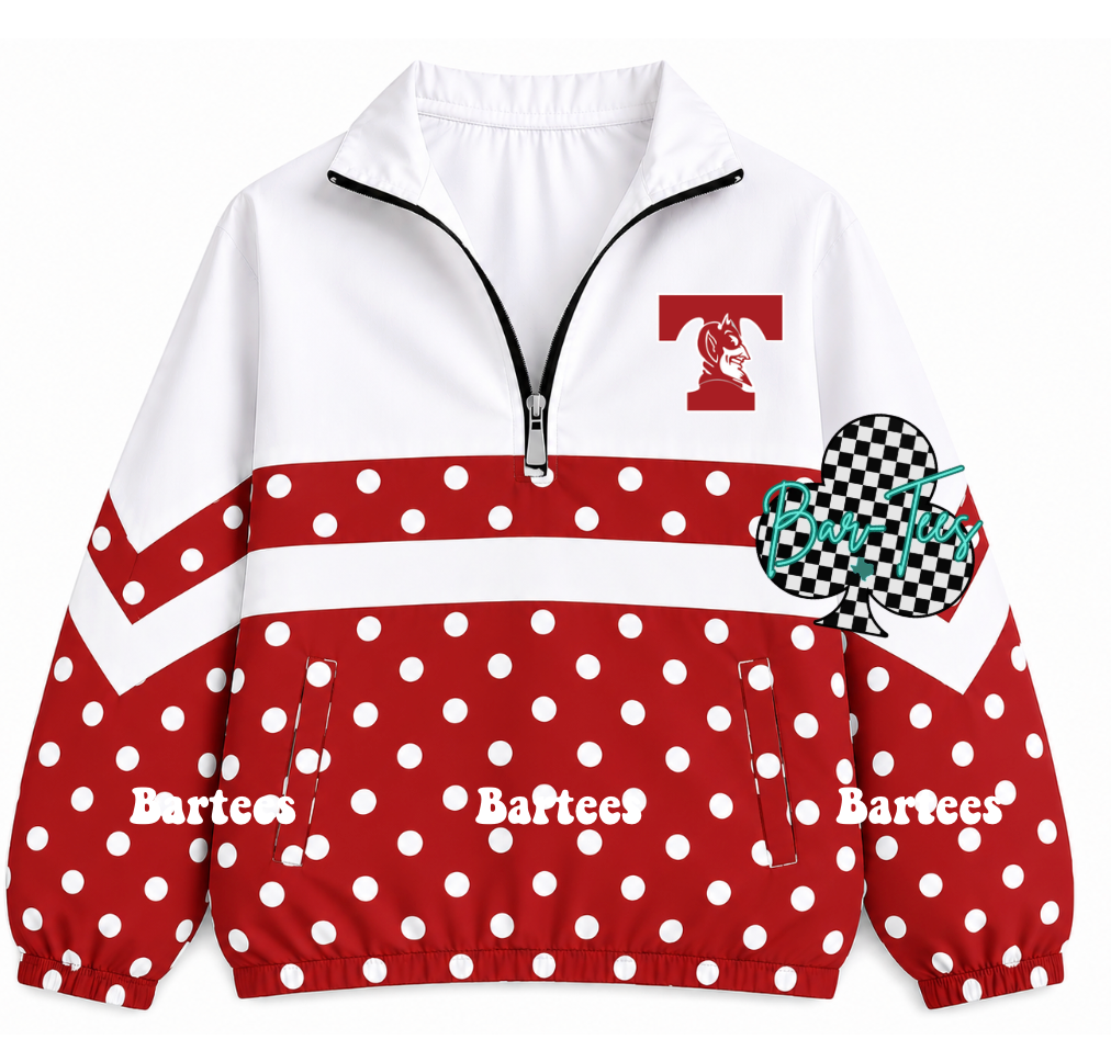 Custom Scuba Pullover with Pattern Bottom (size up 1 in adult sizes) Upload your mascot/logo
