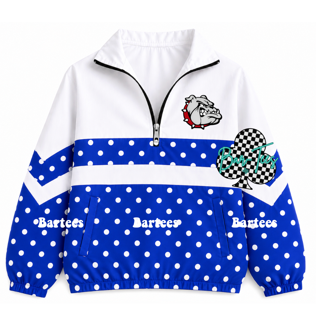 Scuba Pullover with Pattern Bottom (size up 1 in adult sizes)