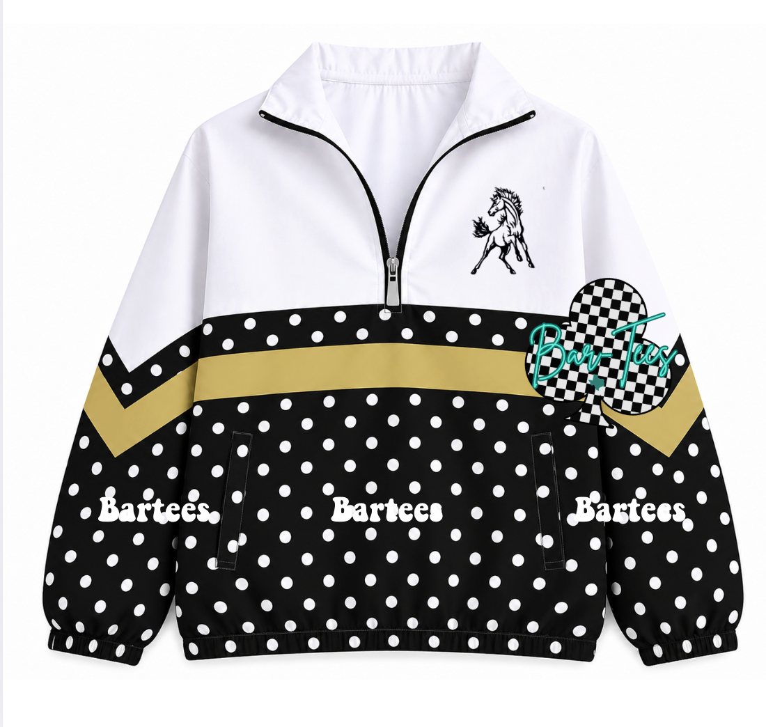 Custom Scuba Pullover with Pattern Bottom (size up 1 in adult sizes) Upload your mascot/logo