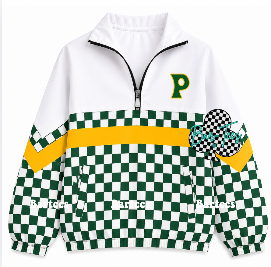 Custom Scuba Pullover with Pattern Bottom (size up 1 in adult sizes) Upload your mascot/logo