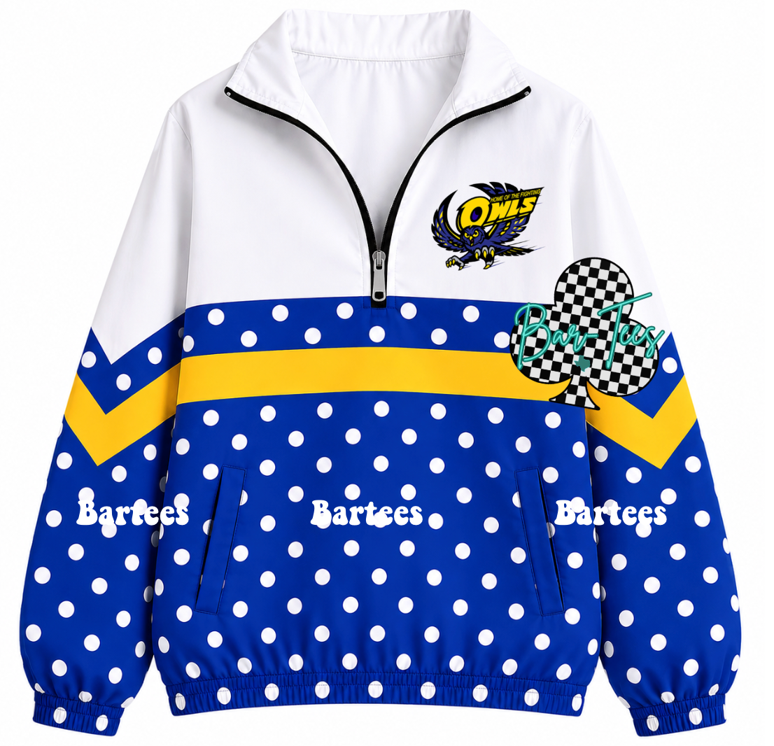 Custom Scuba Pullover with Pattern Bottom (size up 1 in adult sizes) Upload your mascot/logo