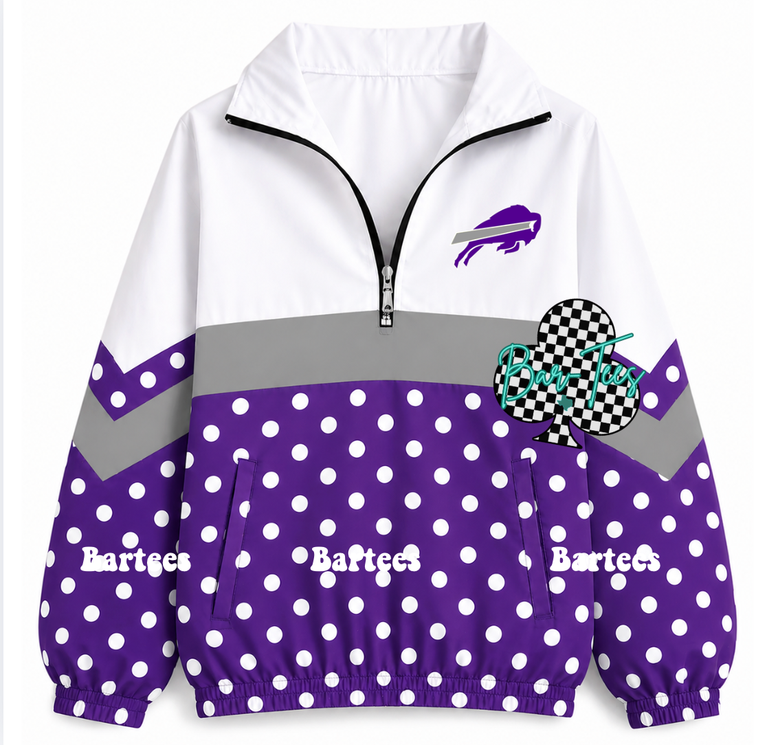 Custom Scuba Pullover with Pattern Bottom (size up 1 in adult sizes) Upload your mascot/logo