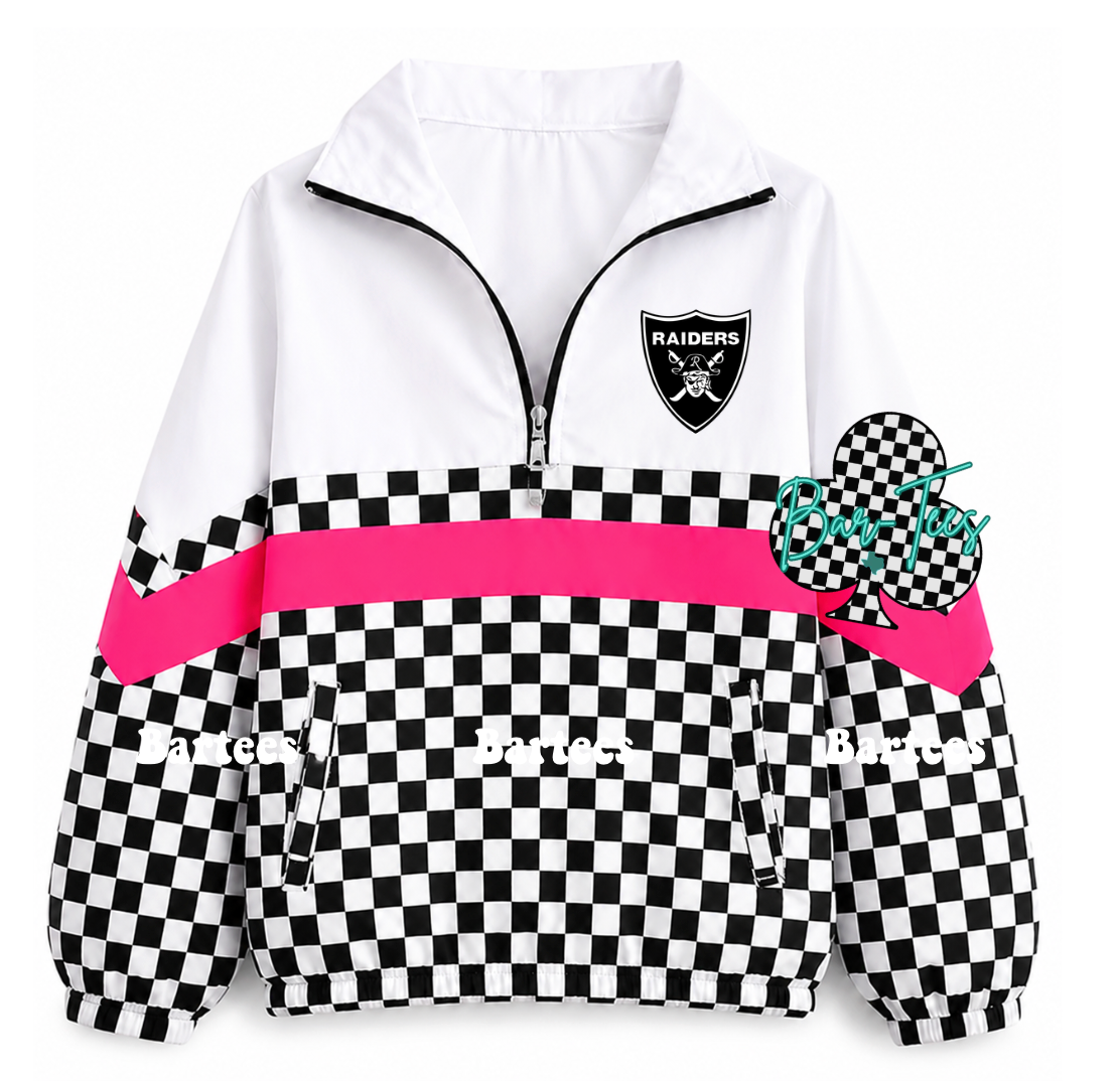 Custom Scuba Pullover with Pattern Bottom (size up 1 in adult sizes) Upload your mascot/logo