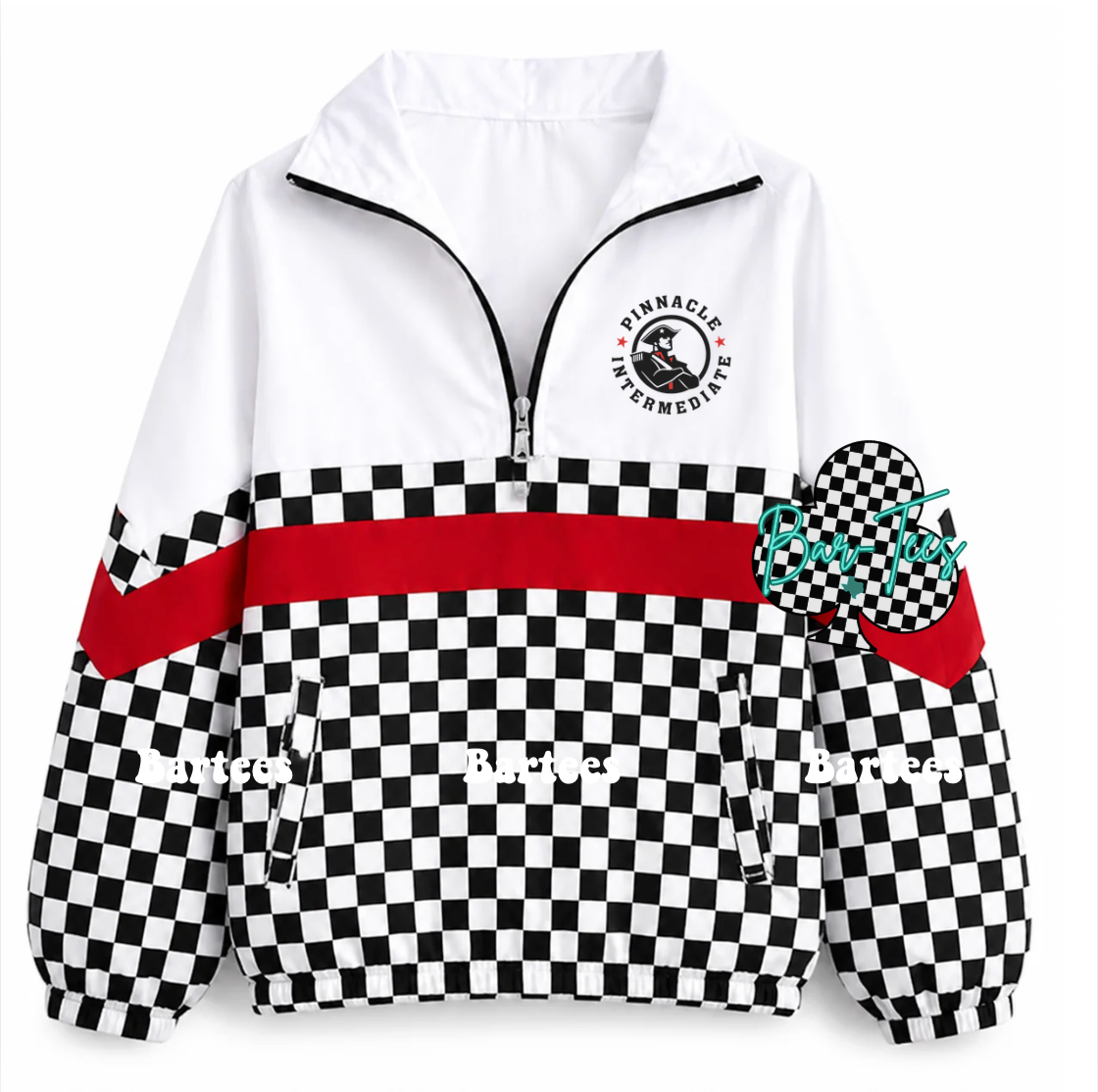 Custom Scuba Pullover with Pattern Bottom (size up 1 in adult sizes) Upload your mascot/logo