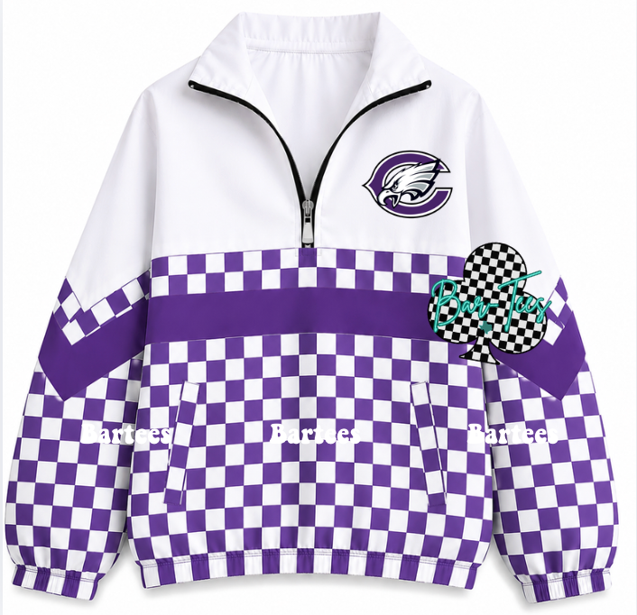 Custom Scuba Pullover with Pattern Bottom (size up 1 in adult sizes) Upload your mascot/logo