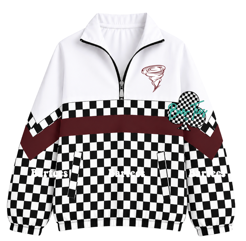 Custom Scuba Pullover with Pattern Bottom (size up 1 in adult sizes) Upload your mascot/logo