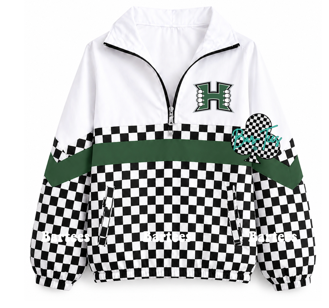 Custom Scuba Pullover with Pattern Bottom (size up 1 in adult sizes) Upload your mascot/logo