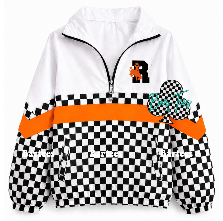 Custom Scuba Pullover with Pattern Bottom (size up 1 in adult sizes) Upload your mascot/logo