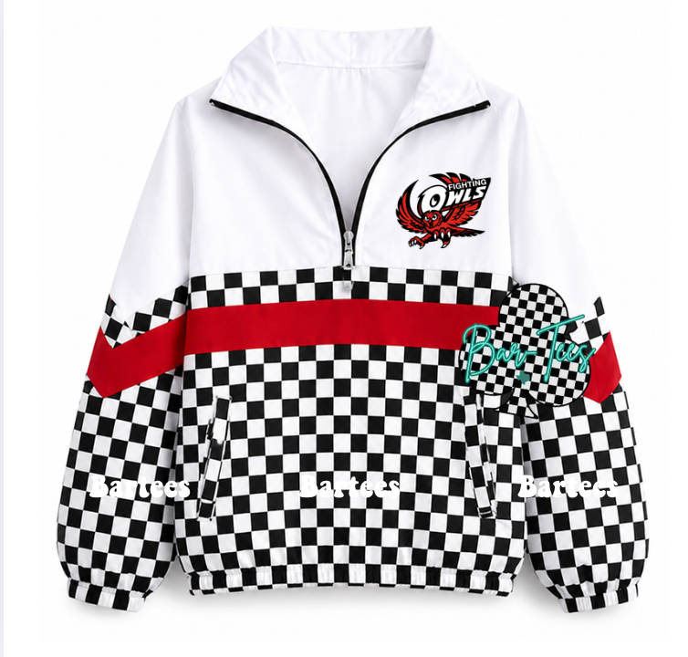 Custom Scuba Pullover with Pattern Bottom (size up 1 in adult sizes) Upload your mascot/logo