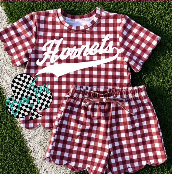 Custom Scallop Girls Two Piece Set *Pre-order