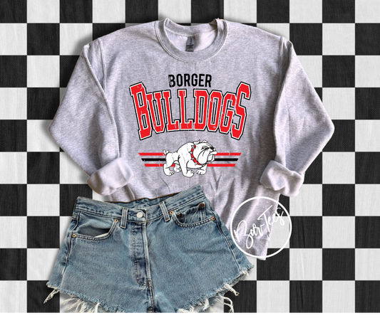 YOUTH Borger Bulldogs Retro Spirit