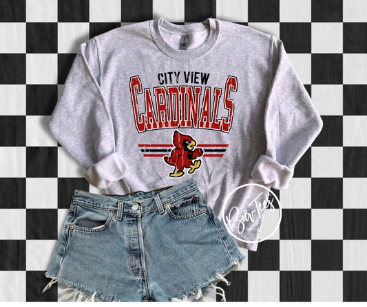 ADULT City View Cardinals Retro Spirit