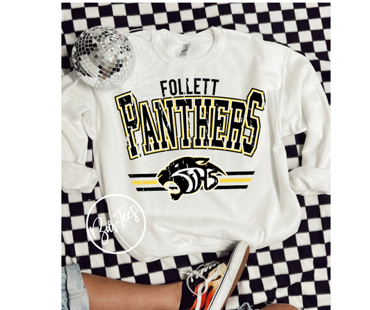 ADULT Follett Panthers Retro Spirit