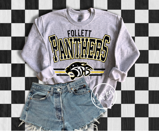 TODDLER Follett Panthers Retro Spirit