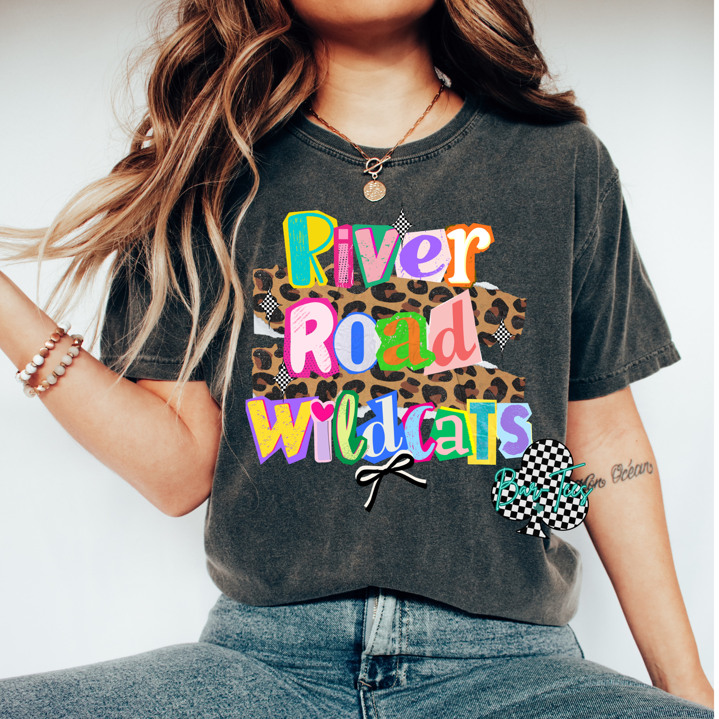 Custom Funky Font Design Tee or Sweatshirt - Adult