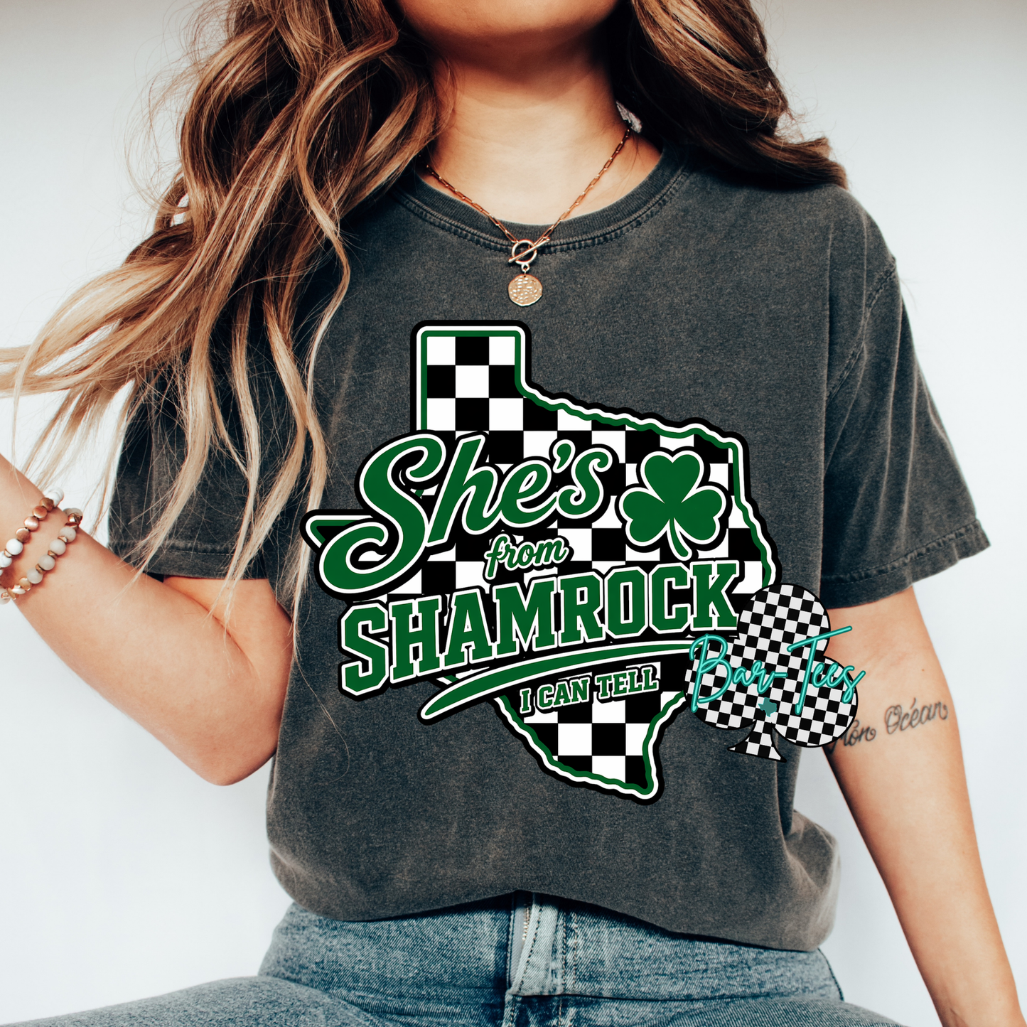She's from.... school pride tees