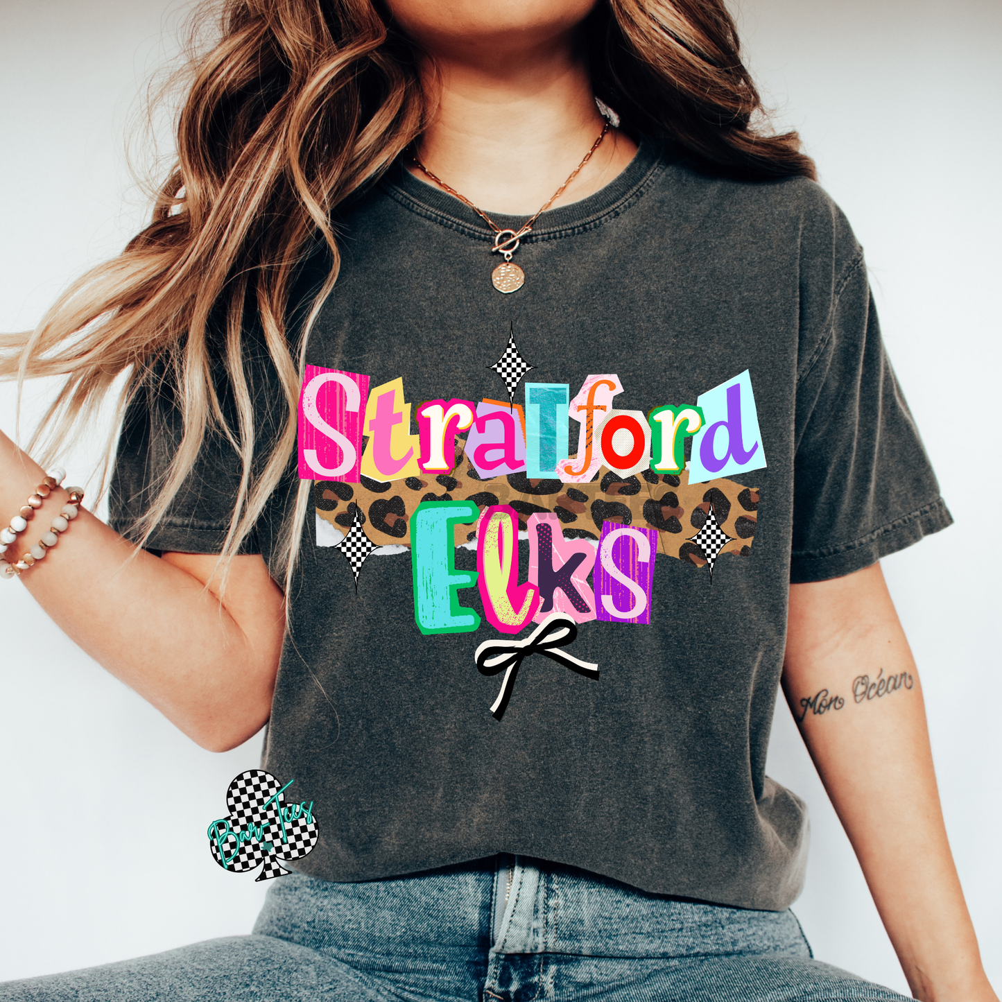Custom Funky Font Design Tee or Sweatshirt - Adult