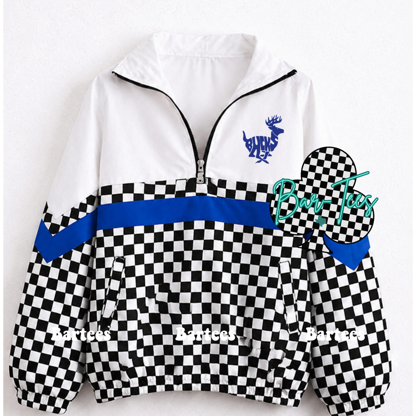 Custom Scuba Pullover with Pattern Bottom (size up 1 in adult sizes) Upload your mascot/logo