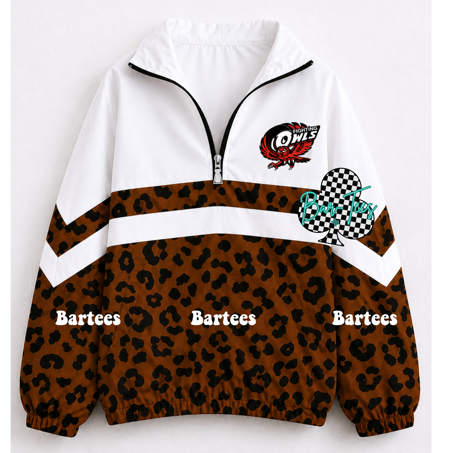Custom Scuba Pullover with Pattern Bottom (size up 1 in adult sizes) Upload your mascot/logo