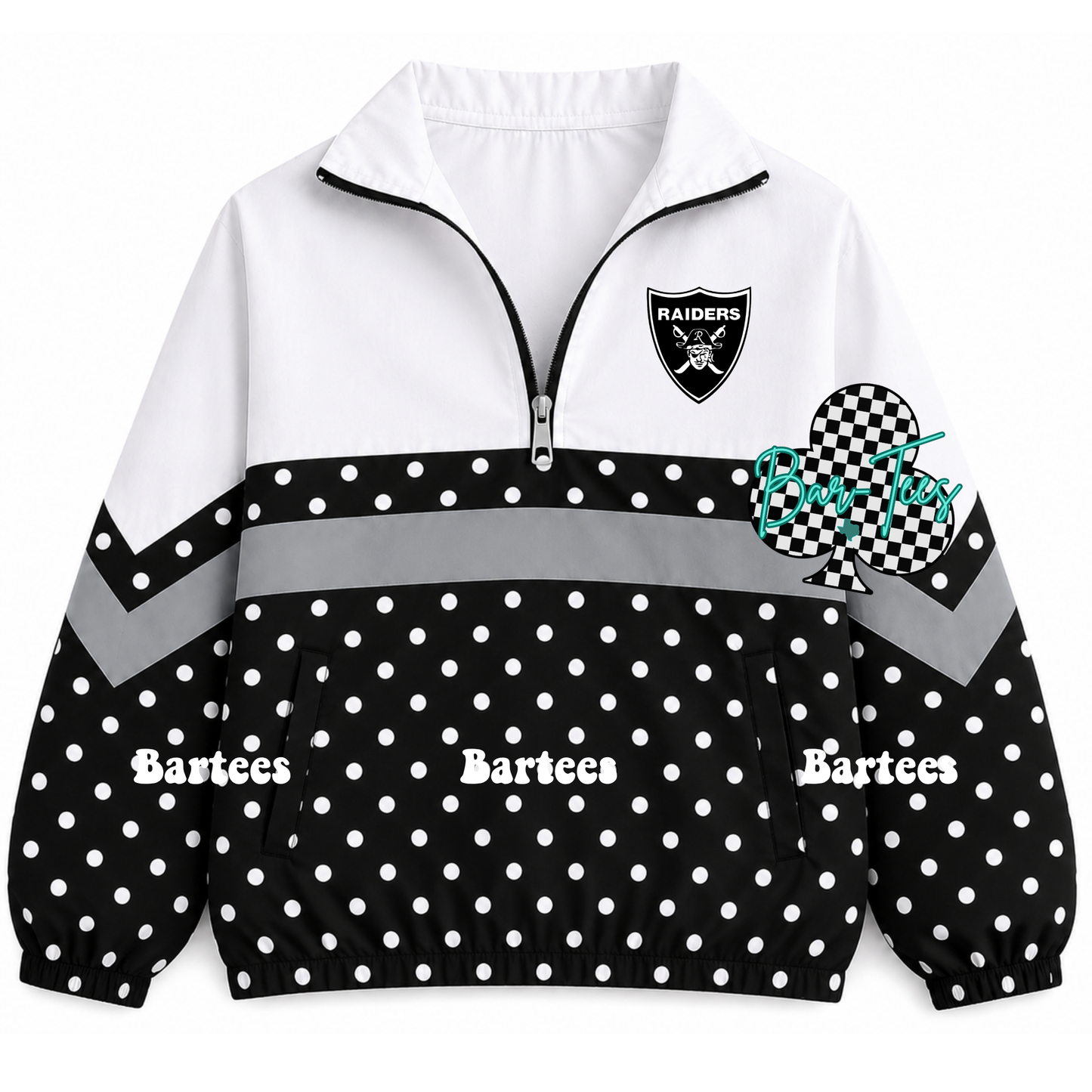 Custom Scuba Pullover with Pattern Bottom (size up 1 in adult sizes) Upload your mascot/logo