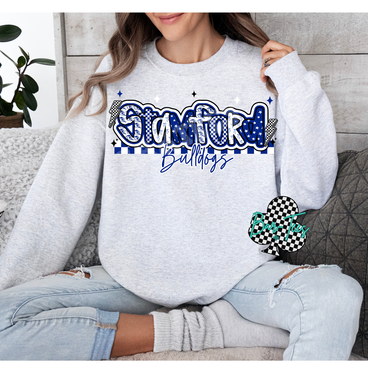 Stamford Bulldogs Mascot Font Tee/Sweatshirt Adult & Youth