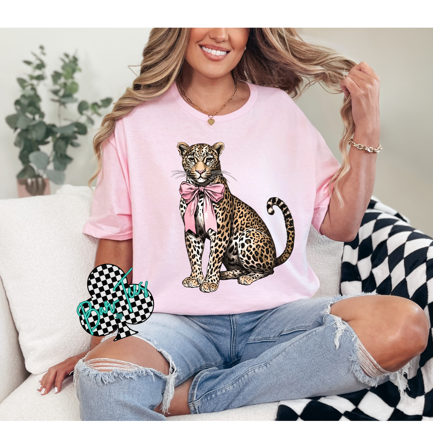 Coquette Leopard  Tee or Sweatshirt