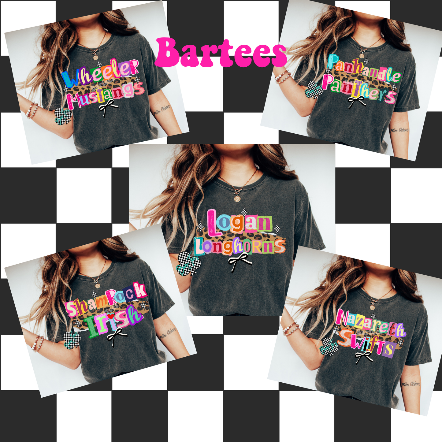 Custom Funky Font Design Tee or Sweatshirt - Adult