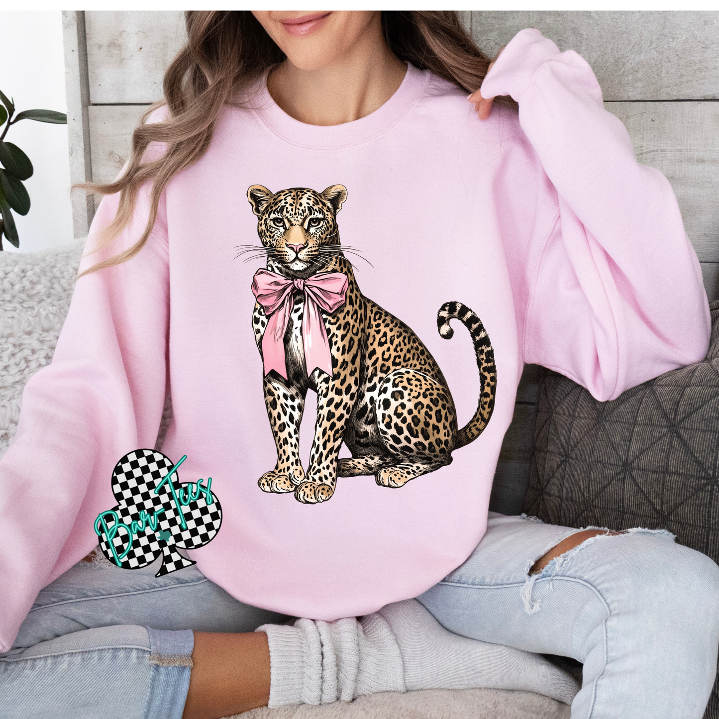Coquette Leopard  Tee or Sweatshirt
