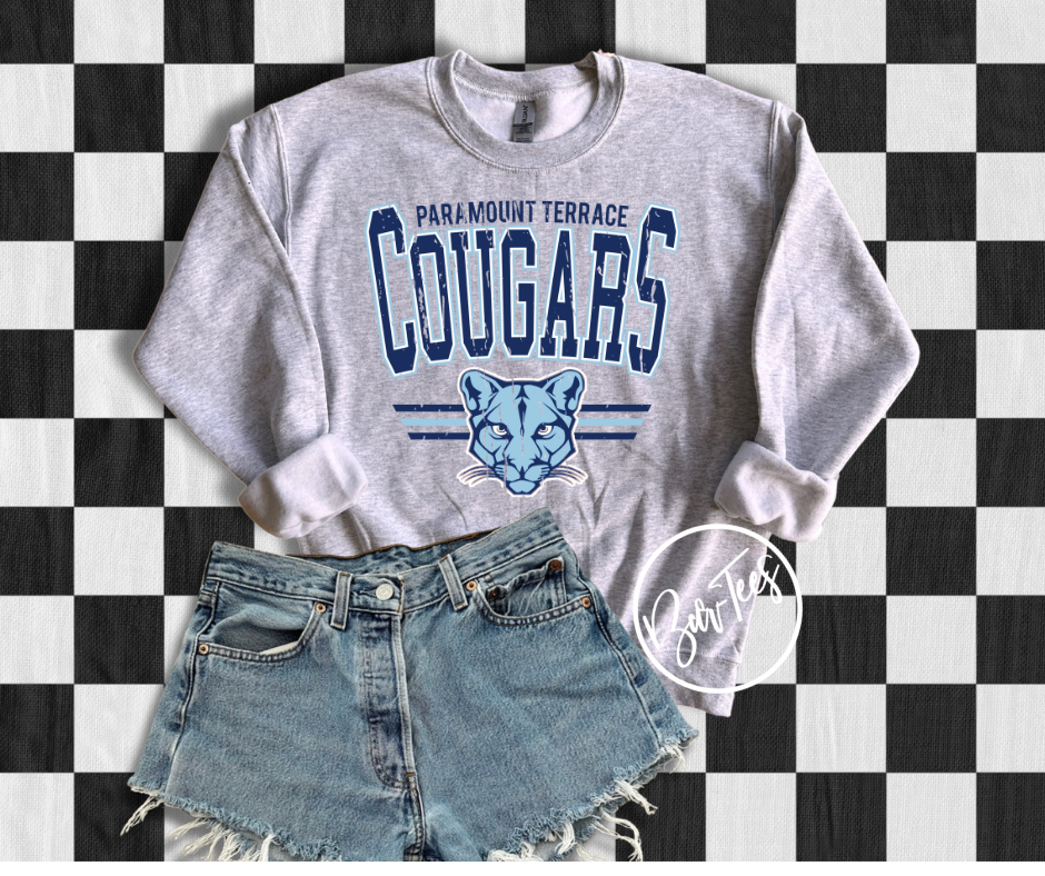 ADULT Paramount Terrace Cougars Retro Spirit