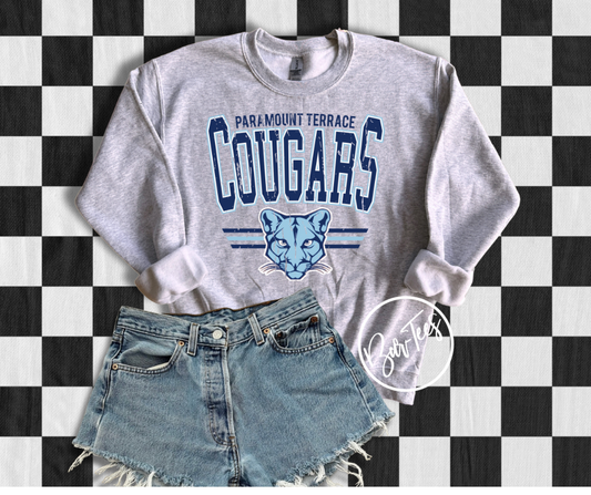 ADULT Paramount Terrace Cougars Retro Spirit