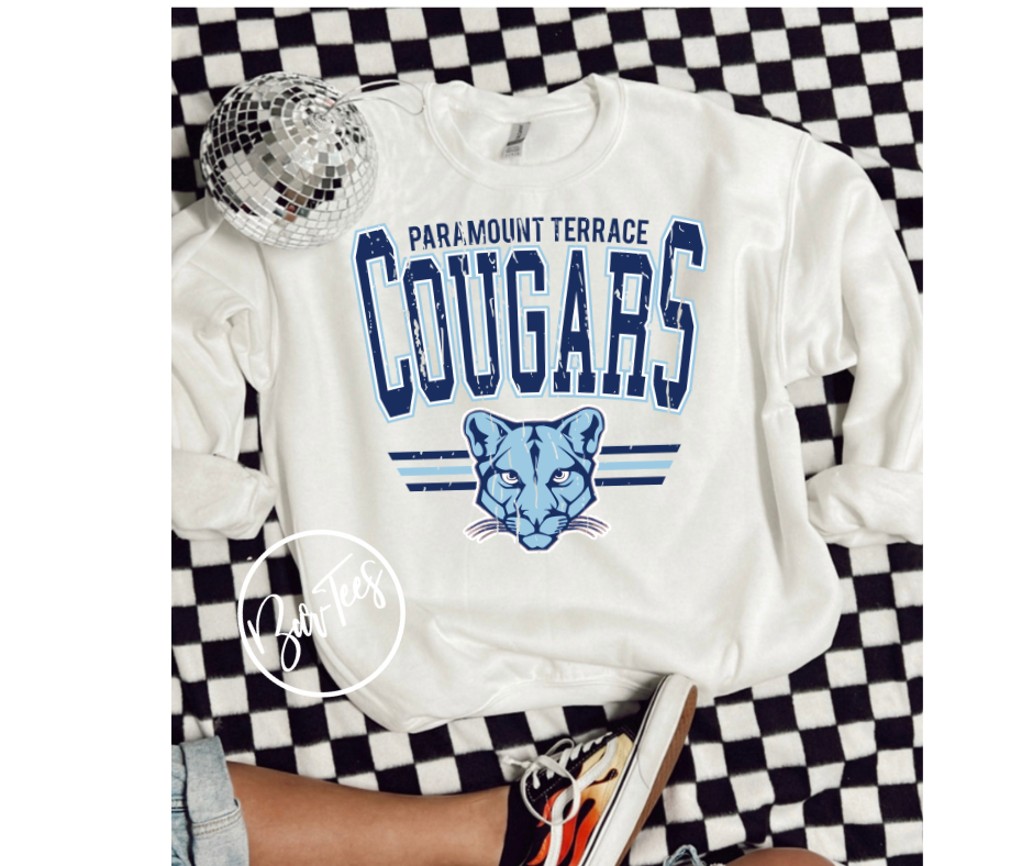 ADULT Paramount Terrace Cougars Retro Spirit