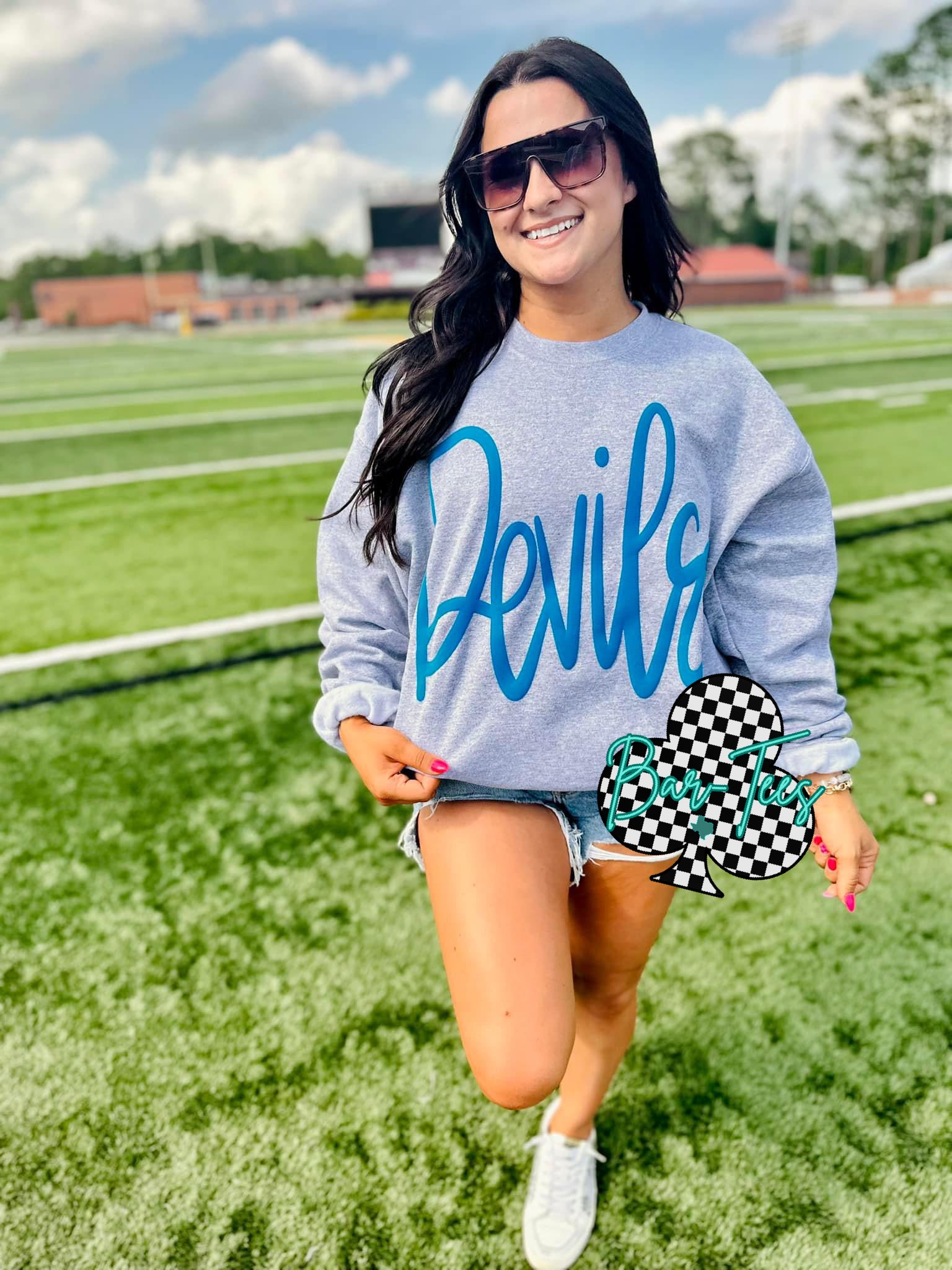 Youth Cursive Puff Mascot – Bar-Tees