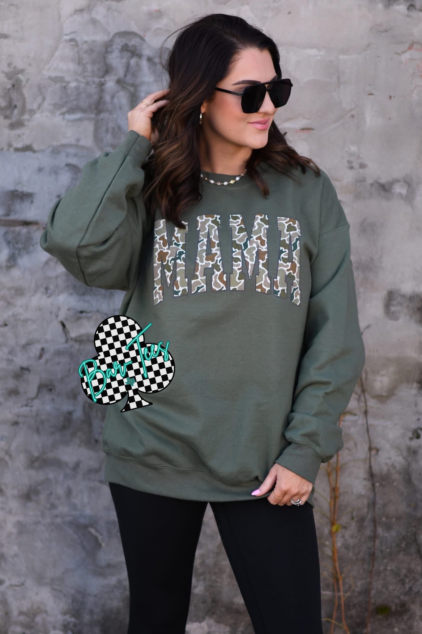 MAMA Camo Sweatshirt