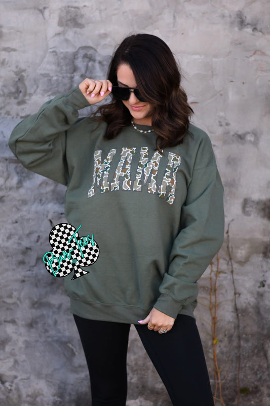 MAMA Camo Sweatshirt