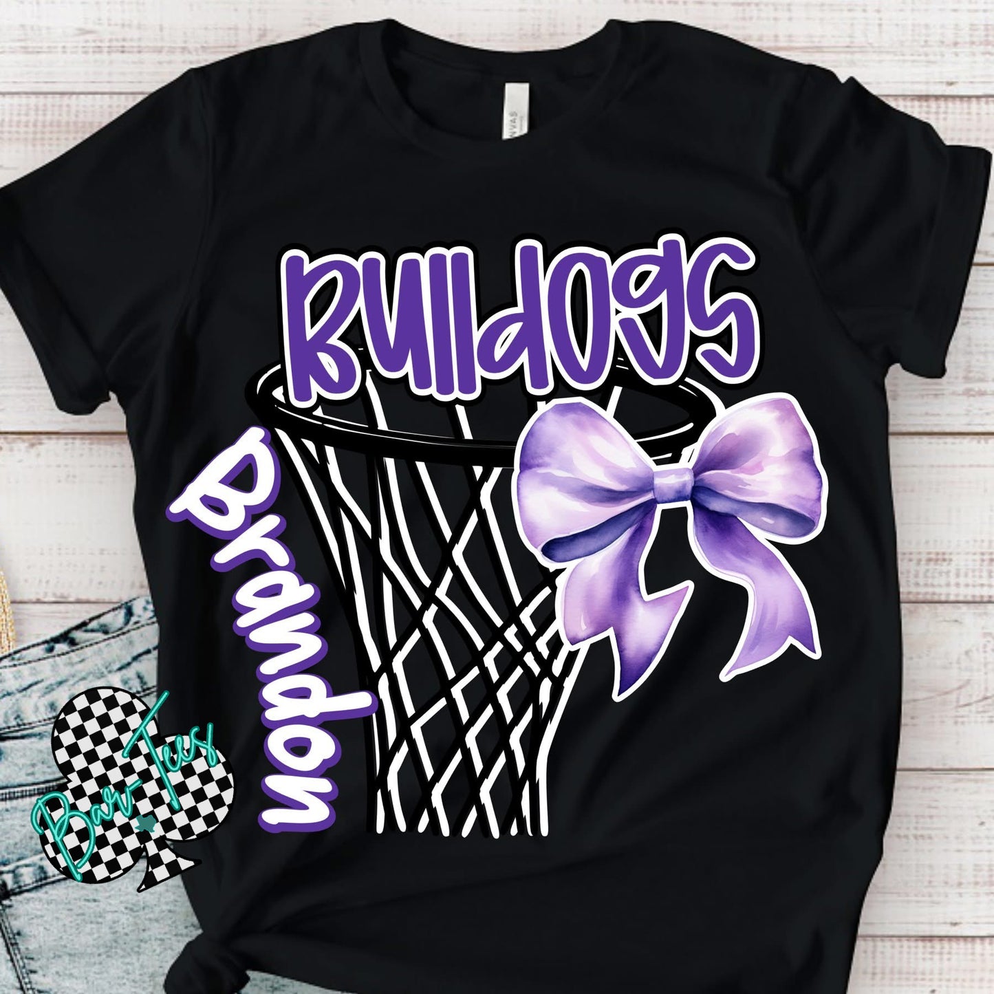 Custom Bow Basketball design