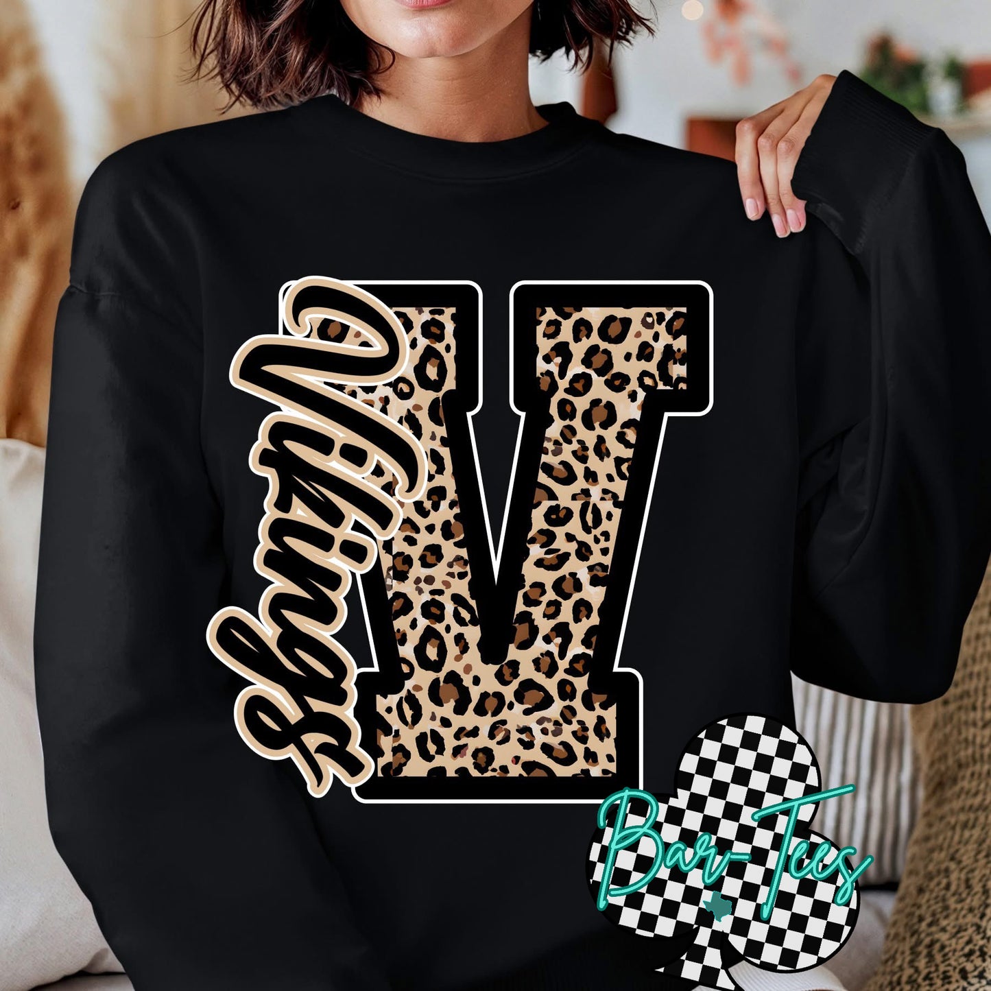 Leopard Custom Mascot Tee or Sweatshirt