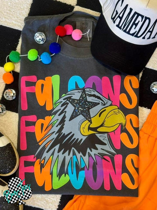Falcons Bright Mascot Tee
