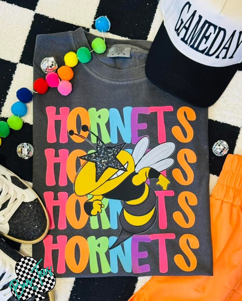 Hornets Bright Mascot Tee