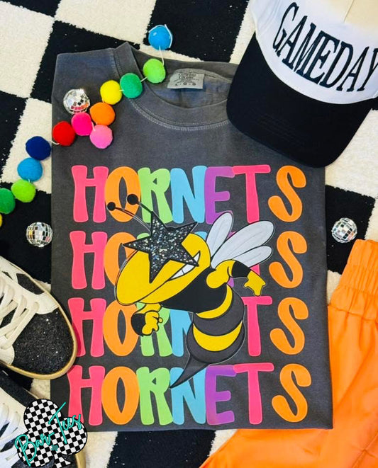 Hornets Bright Mascot Tee