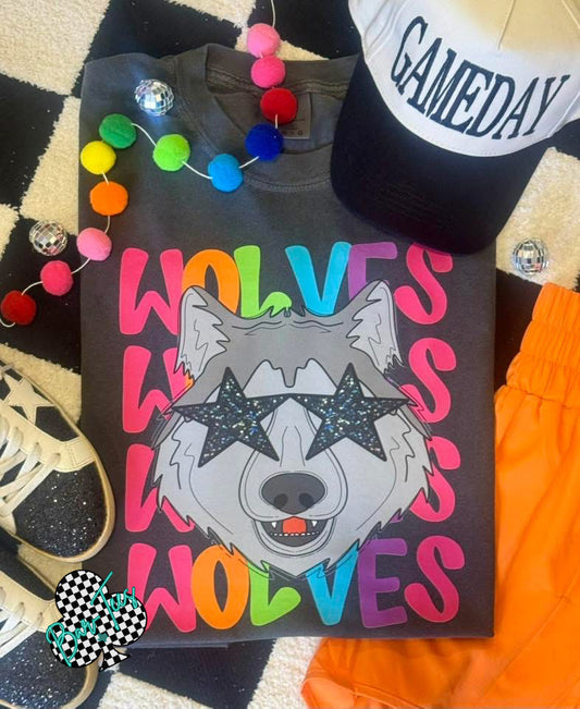 Wolves Bright Mascot Tee