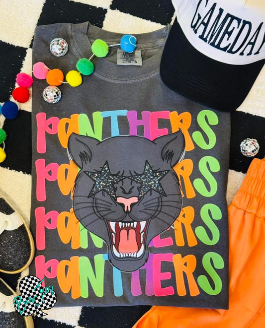 Panthers Bright Mascot Tee