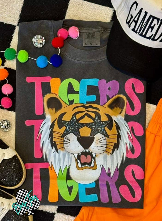 Tigers Bright Mascot Tee