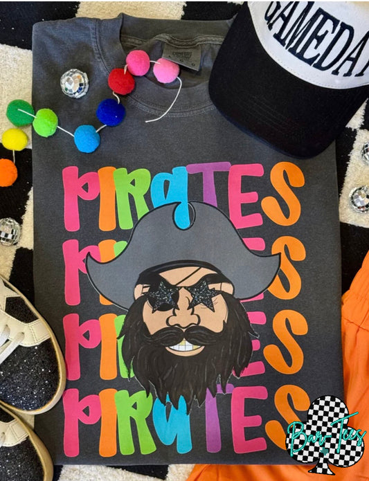 Pirates Bright Mascot Tee