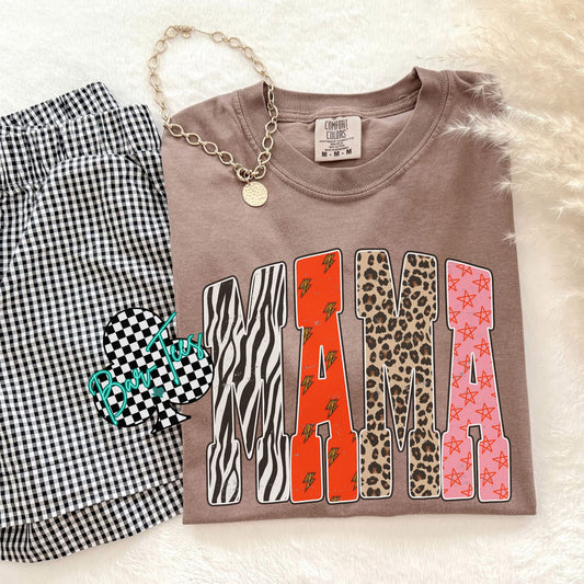 Mama Zebra Graphic Tee