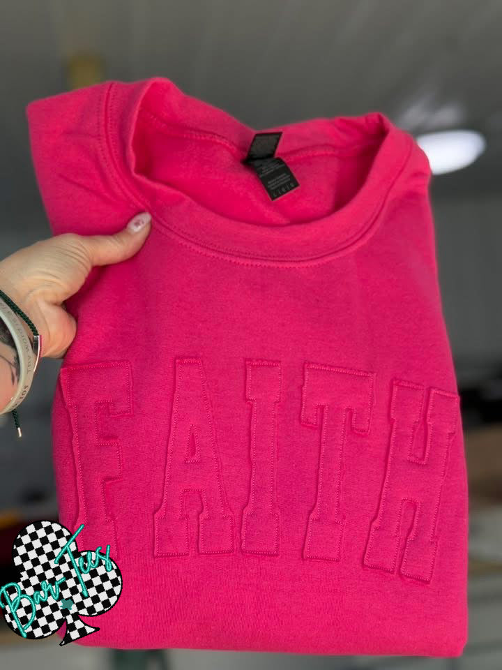 Custom Name/Word Raggy Embroidered Gildan Sweatshirt