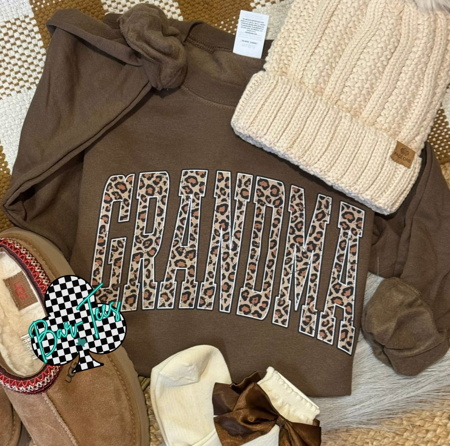 Pink Friday Deal #3 Leopard Name Sweatshirt