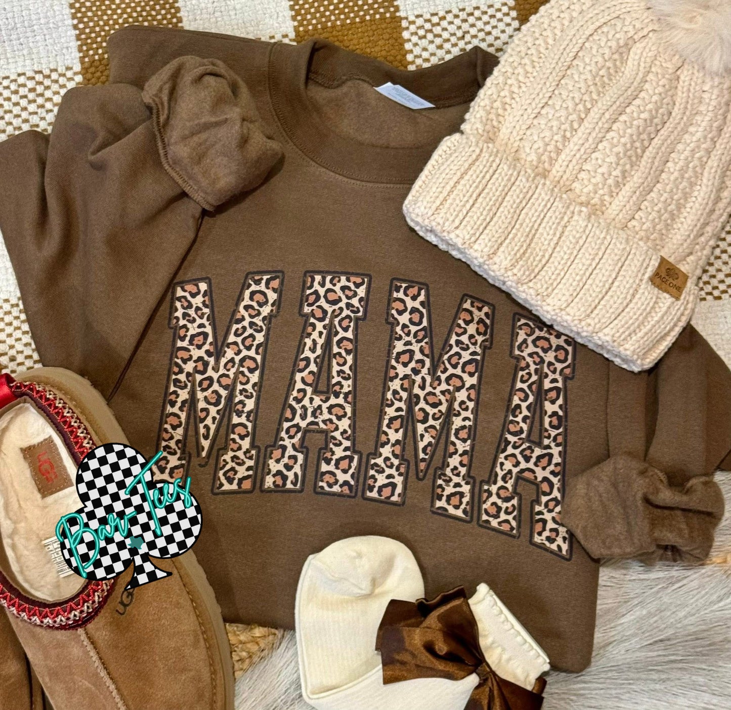 Pink Friday Deal #3 Leopard Name Sweatshirt